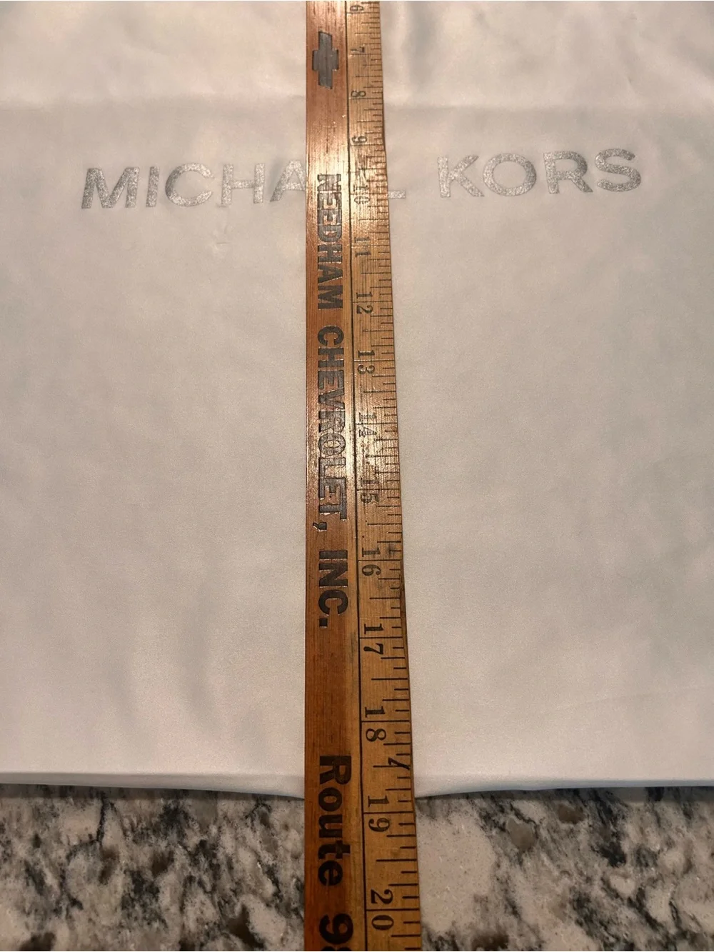 Michael Kors dust bag cover